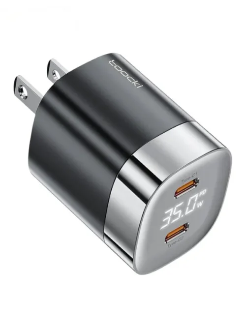 ⚡ Cargador rápido GaN 35W Toocki – Potencia compacta y eficiente