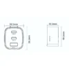 Cargador carga rápida Inteligente GaN 65W Toocki | Ultra Rápido y Seguro