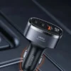 🔌 Cargador para Auto Toocki 140W con Carga Rápida USB-C y Pantalla LED – Triple Puerto para Celular, Tablet y Laptop