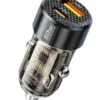 🔌 Cargador para Auto Carga Rápida 60W USB Tipo C y A Toocki | Doble Puerto QC 3.0 PD Compacto Universal