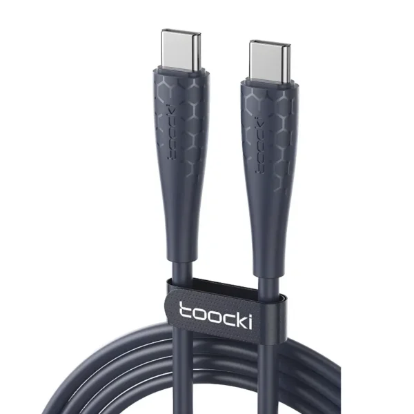 Cable Toocki Tipo-C a Tipo-C 60W color azul