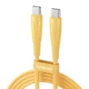 Cable Toocki Tipo-C a Tipo-C 60W color amarillo