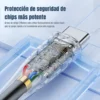 Chip de protección E-Marker del cable Toocki Tipo-C a Tipo-C 60W