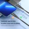 Transmisión de datos 480Mbps del cable Toocki Tipo-C a Tipo-C 60W