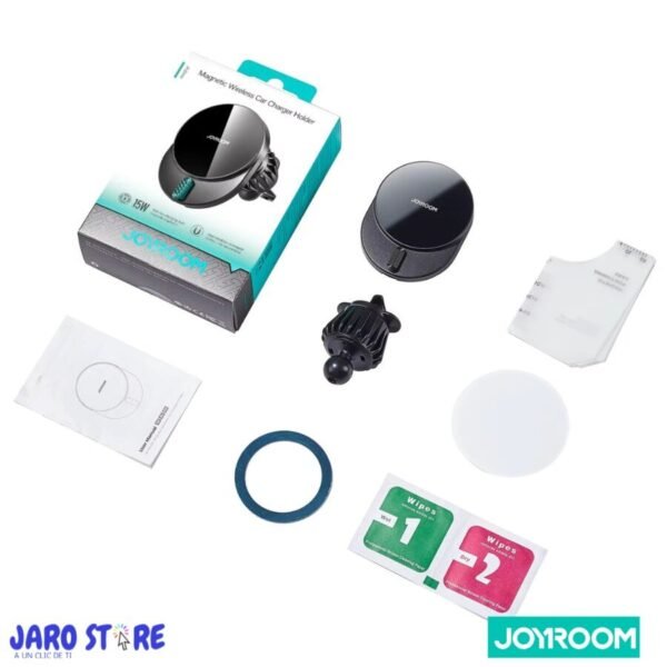 contenido-caja-1.jpg Contenido de la caja del soporte magnético Joyroom para auto
