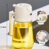 Dispensador de Aceite 2 en 1 con Chorro y Aerosol – Vidrio 470ml Verde