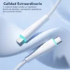 Cable Toocki Lightning a USB-C PD 20W de alta calidad y durabilidad