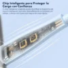 Chip inteligente del cable Toocki Lightning a USB-C PD 20W para proteger la carga