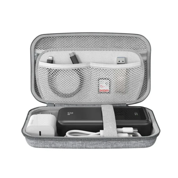 estuche-organizador-grande-cables-power-bank-usams-zb290-3-power-bank-cargador-cables Organizador de cables para viaje Usams ZB290 con power bank, cargador y cables