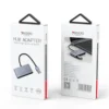 Empaque original del hub USB 4 puertos Yesido HB12 Hub Adapter USB 2.0