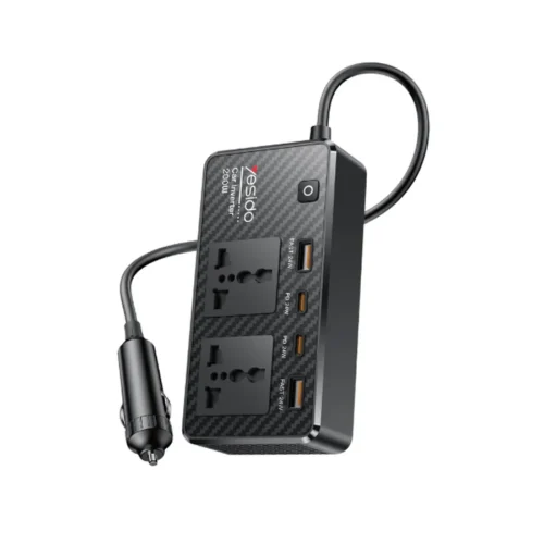 Inversor de corriente para carro 200W Yesido VC07 vista principal