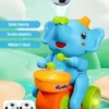 Juguete de Elefante Interactivo para Bebé – Tummy Time y Gateo con Luces, Sonidos y Pelota Flotante
