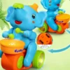 Juguete de Elefante Interactivo para Bebé – Tummy Time y Gateo con Luces, Sonidos y Pelota Flotante