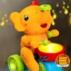 Juguete de Elefante Interactivo para Bebé – Tummy Time y Gateo con Luces, Sonidos y Pelota Flotante