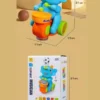Juguete de Elefante Interactivo para Bebé – Tummy Time y Gateo con Luces, Sonidos y Pelota Flotante
