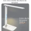 Lámpara de escritorio LED Yesido DS20 con luz cálida de 3000K y cinco niveles de brillo