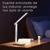 Lámpara de escritorio LED Yesido DS20 en la mesa de noche con luz natural para leer