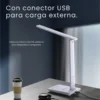 Puerto USB de 5W de la lámpara de escritorio Yesido DS20 cargando unos audífonos