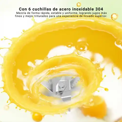 licuadora-yesido-ec17-6-cuchillas-acero-inoxidable-304-1-1-1-1.webp 6 cuchillas de acero inoxidable 304 de la licuadora Yesido EC17 en acción con jugo