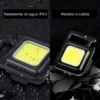 Mini linterna LED resistente al agua IPX4 y a caídas