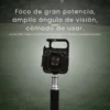 Mini linterna LED recargable montada en trípode como luz de trabajo