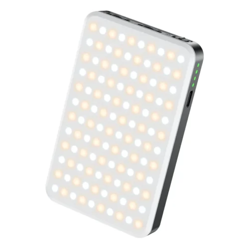 Luz LED para celular Yesido DH12 recargable con 120 LEDs de luz blanca y cálida
