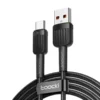 lyc01-01-principal-negro-1.webp Cable Toocki USB-A a Type-C 100W trenzado, color negro, vista principal