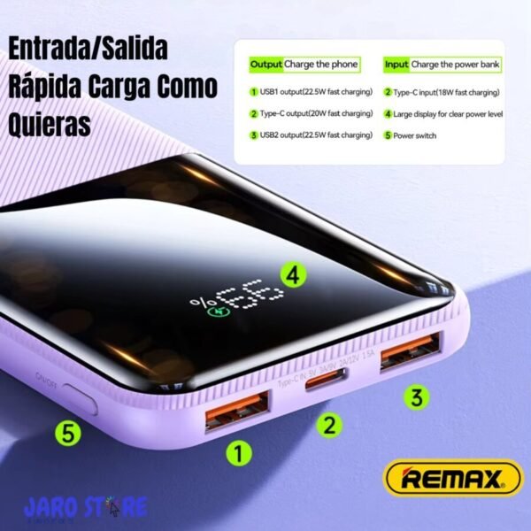 Power Bank 10000mAh Remax RPP-622