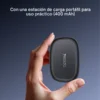 Estuche de carga portátil de 400 mAh del micrófono Yesido KR23