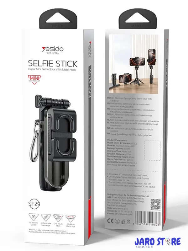 mini selfie stick empaque mini selfie stick empaque Yesido