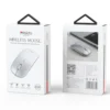 Empaque original del mouse inalámbrico recargable Yesido KB-15, frente y reverso