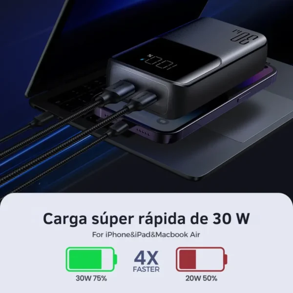 pbc063-carga-super-rapida-30w-1.webp Power Bank Joyroom PBC063 con carga súper rápida de 30W