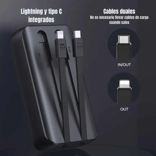 pbc063-lightning-tipoc-integrados-1.webp Power Bank Joyroom PBC063 con cables Lightning y Tipo C integrados