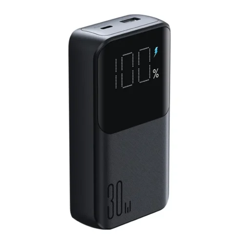 pbc063-negro-frontal-1.webp Power Bank Joyroom 10000mAh 30W PBC063 negro vista frontal