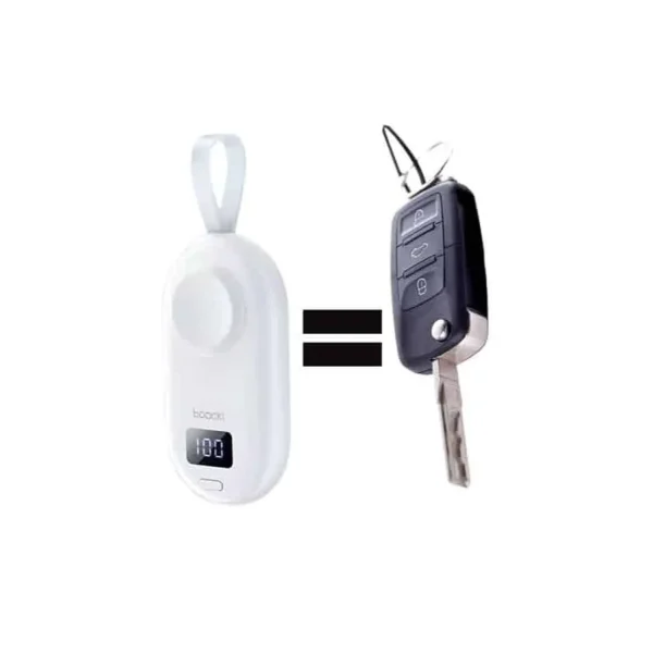 Power bank para Apple Watch Toocki del mismo tamaño que la llave de un carro