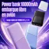 Power bank Remax con doble salida y doble entrada para cargar dos dispositivos a la vez