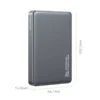 Medidas del power bank magnético 10000mAh Usams CD242: 102.7 x 66.1 x 14.3 mm