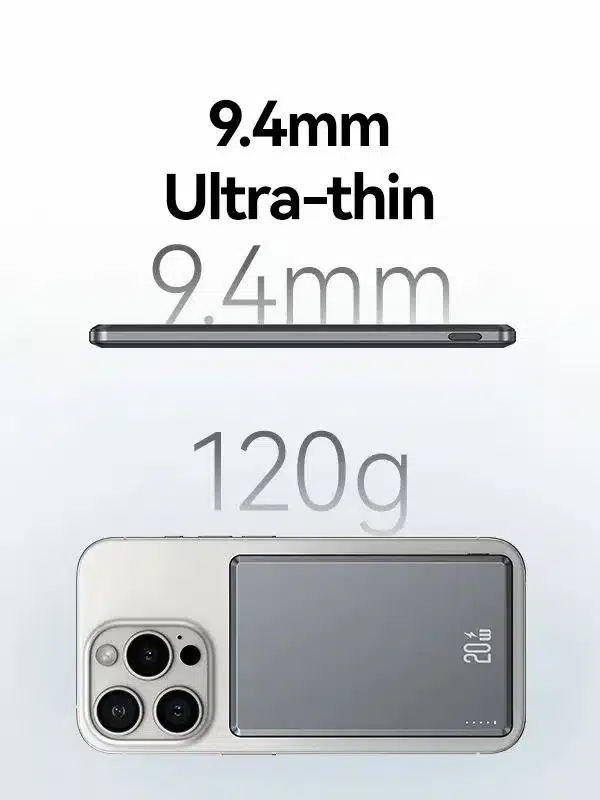 Power bank Usams carga magnetica ultra delgada