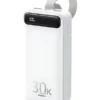 Power bank carga rapida 20W de 30000 mAh