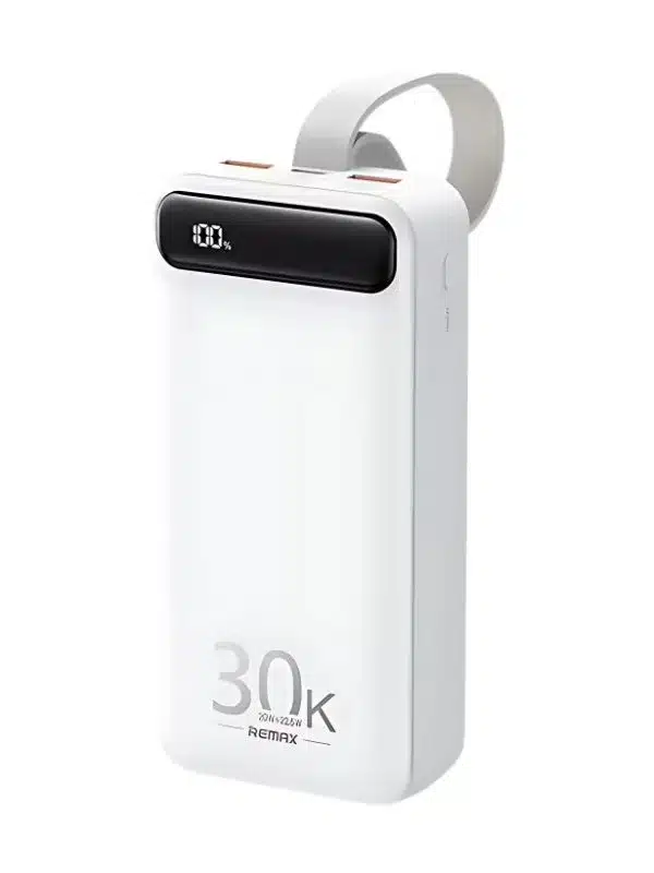 Power bank carga rapida 20W de 30000 mAh