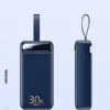 Power bank carga rapida 20W de 30000 mAh