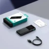 Empaque y contenido de la caja del Power Bank Joyroom JR-QP191