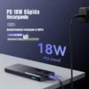 Power Bank Joyroom JR-QP191 recargando con Power Delivery 18W