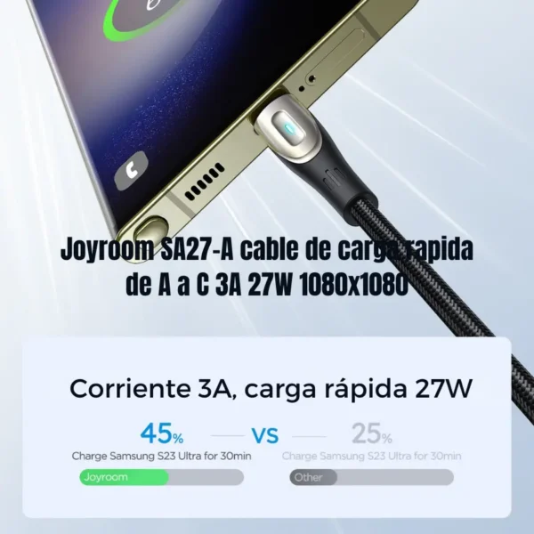 Cable Joyroom SA27-A perfecto para viajar