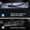 Cable iPhone Joyroom 30W retráctil antes y después de enredos