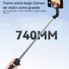 Palo selfie Yesido SF22 extendido a 740 mm para un campo de visión más amplio