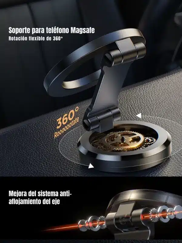 soporte celular para auto magsafe Joyroom ZS403 360 grados