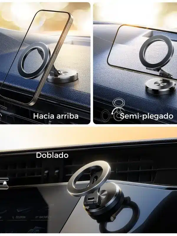 soporte celular para auto magsafe Joyroom ZS403 instalado