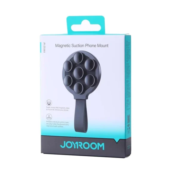 Empaque original Joyroom JR-ZS393 Magnetic Suction Phone Mount sobre fondo blanco.