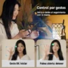 Control por gestos del soporte Yesido SF16: gesto OK para iniciar y palma abierta para detener el seguimiento